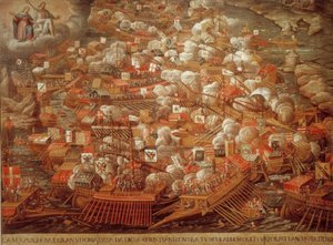 Batalha de Lepanto 1571 - Contemporânea.
