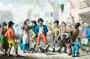 Vender uma esposa ao melhor lance, 1816 de Unbekannt