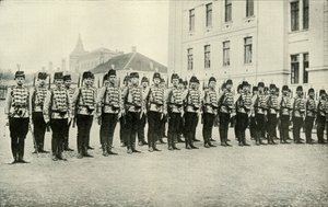 Cavalaria Servian na parada, 1919. de Unbekannt