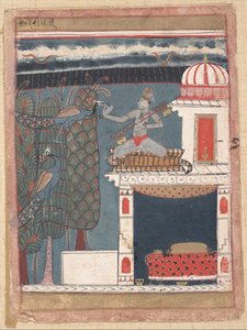 Setmalar Ragini: Folio de uma série de ragamala Garland of Musical Modes , ca. 1630-40. de Unbekannt