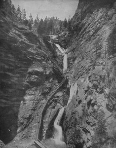 Sete quedas, Cheyenne Canon, Colorado, c1897. de Unbekannt