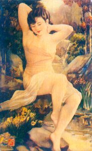 Cartaz publicitário de Xangai, c1930s de Unbekannt