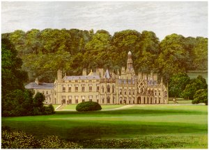 Abadia de Shelton, condado de Wicklow, Irlanda, casa do conde de Wicklow, c1880 de Unbekannt
