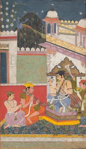 Shri Raga: Fólio de uma série ragamala Garland of Musical Modes, meados do século XVII. de Unbekannt