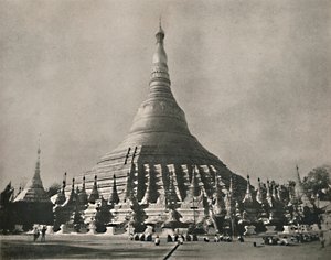 Pagode Shwe Dagon, Rangum, 1900. de Unbekannt