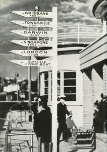 Letreiro em Rose Bay, Sydney, Austrália, c1939-c1944 1946. de Unbekannt