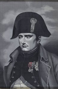 Retrato de tecelagem de seda do imperador Napoleão I Bonaparte 1769-1821 de Unbekannt