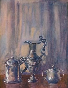 Caneca de prata, 1695, jarro, 1746, Cup and Cover, 1658, século c19th, 1920. de Unbekannt