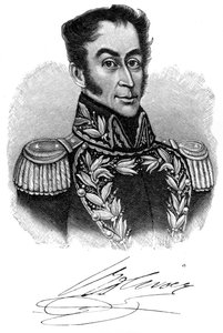 Simon Bolivar, líder revolucionário sul-americano do século XIX, 1901 de Unbekannt