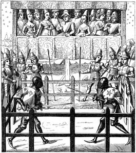 Combate único, século XV 1849 de Unbekannt