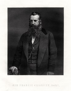 Sir Francis Crossley, fabricante inglês de tapetes, meados do século XIX de Unbekannt