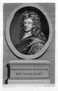 Sir Godfrey Kneller 1646-1723, pintor de retratos, século XIX de Unbekannt