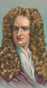 Sir Isaac Newton 1643-1727, matemático inglês, astrônomo e físico, 1924 de Unbekannt