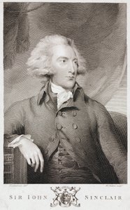 Sir John Sinclair, economista agrícola e estatístico escocês, c 1790s de Unbekannt