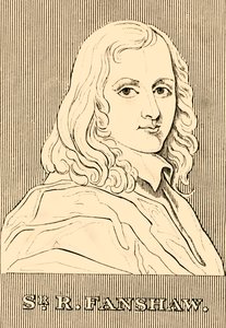 Sir R. Fanshaw, 1608-1666, 1830. de Unbekannt