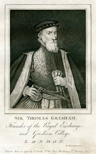 Sir Thomas Gresham, comerciante e financeiro britânico, século XVI 1793 de Unbekannt
