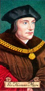 Sir Thomas More, tirado de uma série de cartões de cigarro, 1935 de Unbekannt