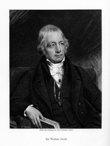 Sir Walter Scott, 1º Baronet, prolífico romancista e poeta escocês, século XIX de Unbekannt