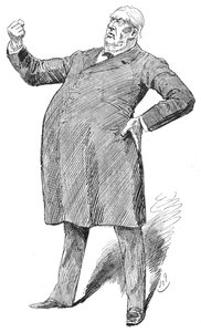 Sir William Harcourt em um momento fulminante, década de 1890 1906 de Unbekannt