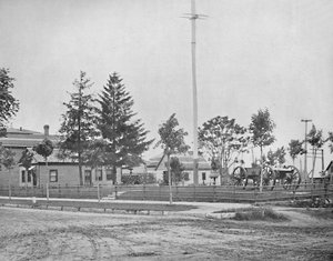 Local de Fort Wayne velho, Indiana, c1897. de Unbekannt
