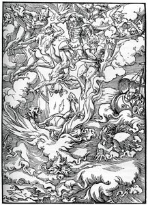 Esboço do último julgamento em Gerard d&39;Euphrate, Paris, 1549, 1870 de Unbekannt
