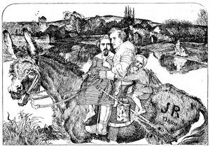 Esquete sobre Sir Isumbras e o PRB, 1923 de Unbekannt