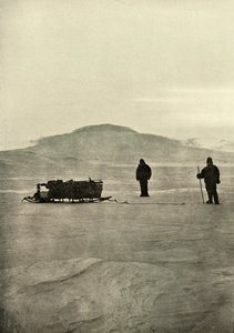 Trenó na barreira antes do retorno do sol, c1908, 1909 de Unbekannt