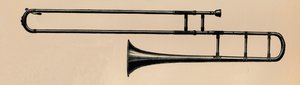 Slide Trombone, 1895. de Unbekannt