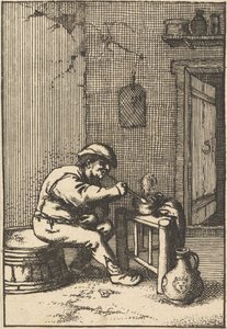Cópia do fumante, 1610-85. de Unbekannt