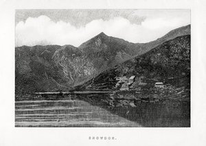 Snowdon, País de Gales, 1896 de Unbekannt