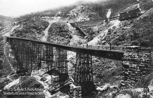 Ferrovia de São Paulo, Brasil, início do século XX de Unbekannt
