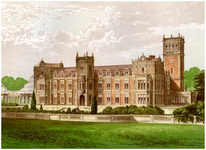 Somerleyton, Suffolk, casa do Baronet Crossley, c1880 de Unbekannt