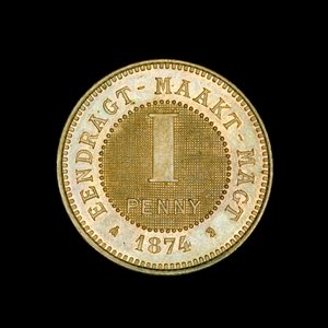 Moeda de 1 centavo da África do Sul de Unbekannt