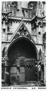 Alpendre sudeste, Catedral de Lincoln, c1920s de Unbekannt