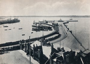 Southampton - O cais, 1895 de Unbekannt