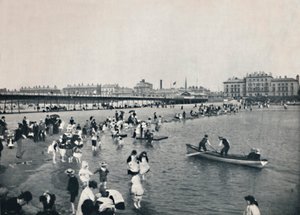 Southport - o cais e o lago sul, 1895 de Unbekannt