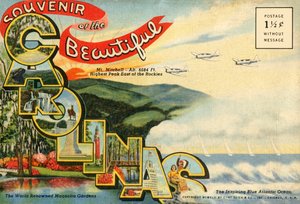 Lembrança do cartão postal Carolinas bonito, 1942. de Unbekannt
