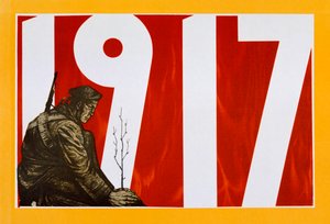 Cartaz de propaganda soviética, 1917