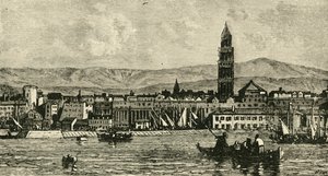 Spalatro, do porto, 1890. de Unbekannt