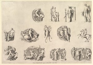 Vidro romano Assuntos magníficos ... depois da Antiguidade, executado ca. 1550-77, impressa após 1577. de Unbekannt