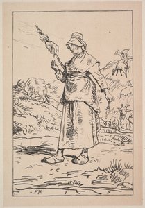 Spinner de Auvergne, 1830-99. de Unbekannt