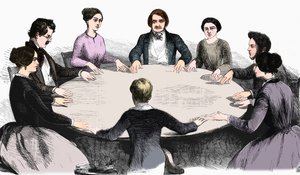 Encontro espírita em Leipzig, Alemanha, 1893 de Unbekannt