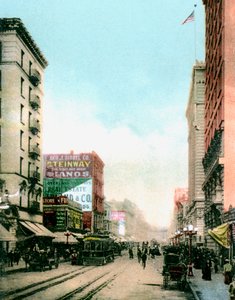 Spring Street, Los Angeles, Califórnia, EUA, c1900s de Unbekannt
