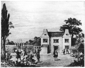 Jardins primavera, local da Lowndes Square, Londres, c final do século XVIII 1907 de Unbekannt
