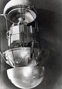 Sputnik 1, satélite russo, 1957 de Unbekannt