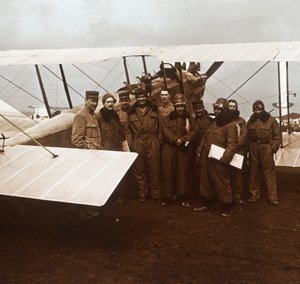 Esquadrão em Sommesous, norte da França, c1914-c1918 de Unbekannt