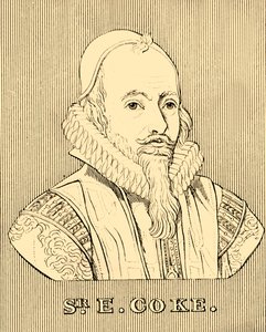 Sr. E. Coke, 1552-1634, 1830. de Unbekannt
