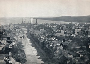 St. Andrews - Vista da cidade da College Church Tower, 1895 de Unbekannt