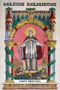 São Bernardo de Clairvaux, século XIX de Unbekannt