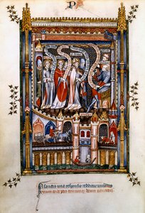 St Denis, St Rusticus e St Eleutherius antes de Sisinnius, 1317 de Unbekannt
